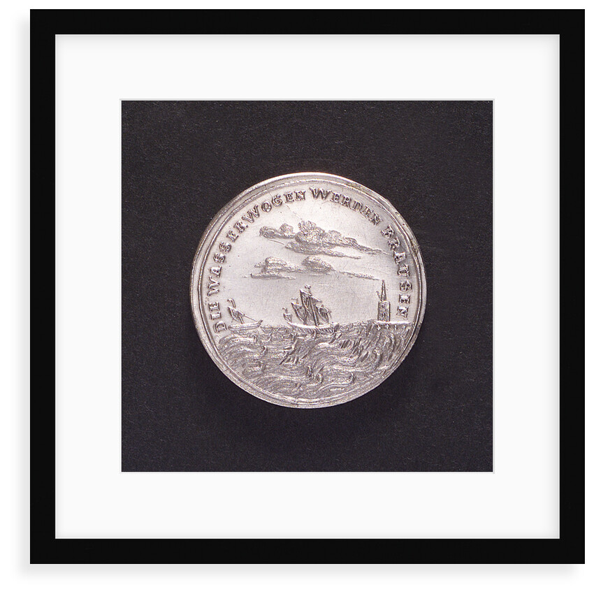 Medal commemorating the earthquake at Lisbon, 1755; obverse by unknown