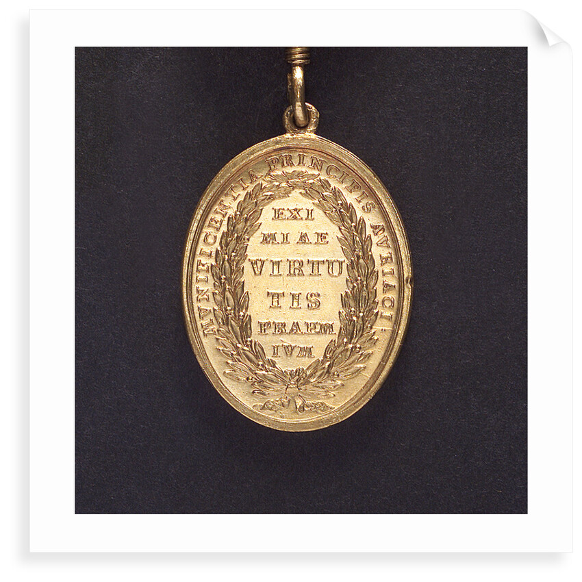 Medal commemorating the Battle of Dogger Bank, 1781; reverse by J.H. Schepp