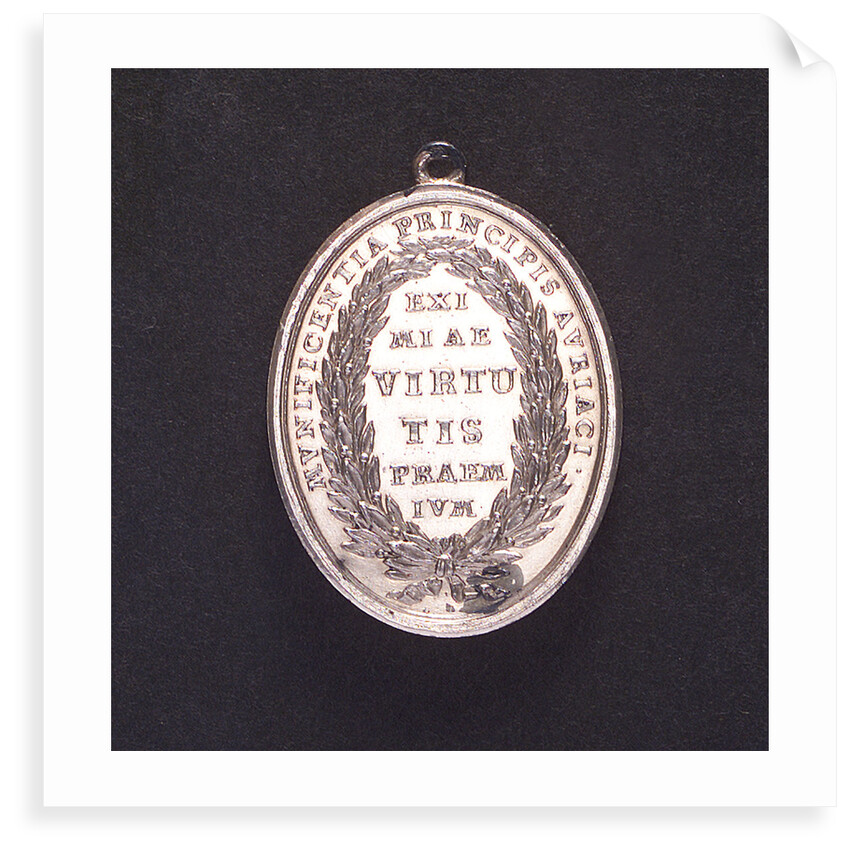 Medal commemorating the Battle of Dogger Bank, 1781; reverse by J.H. Schepp