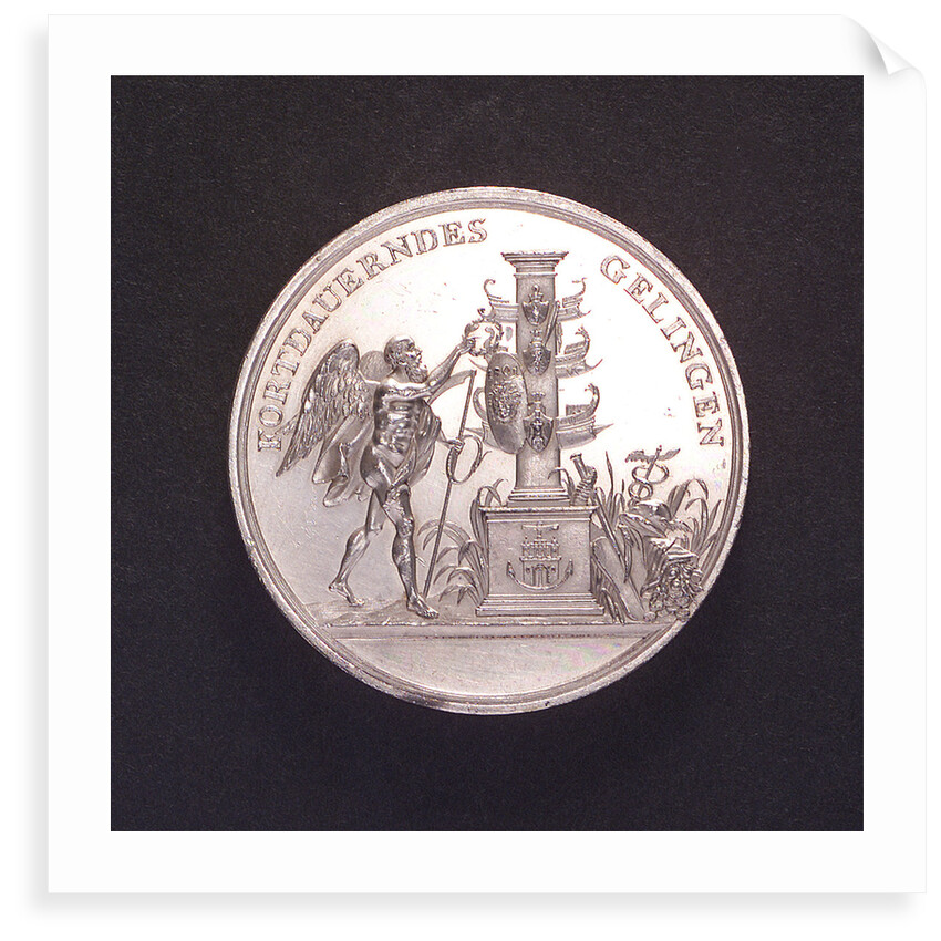 Medal commemorating the Hamburg Admiralty; obverse by unknown