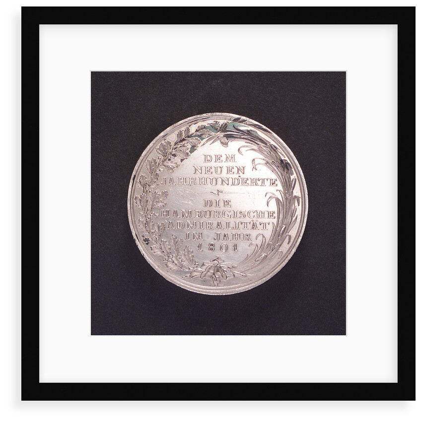 Medal commemorating the Hamburg Admiralty; reverse by Unknown