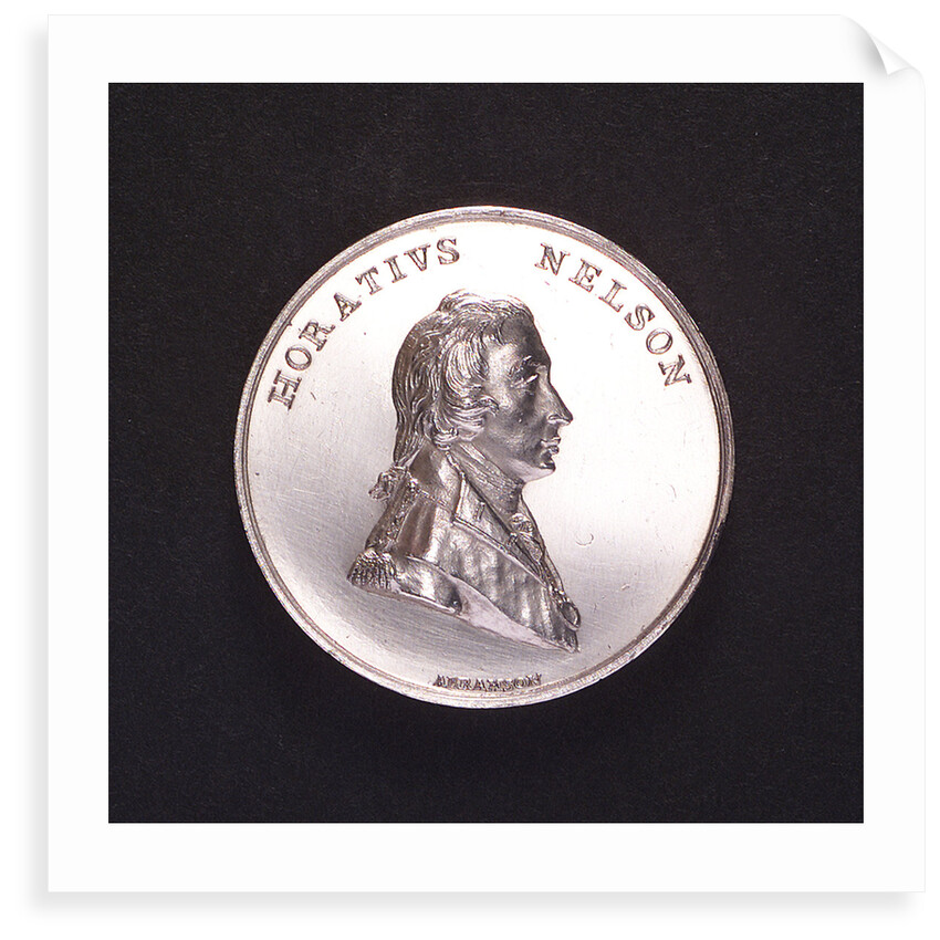 Medal commemorating Admiral Lord Nelson; obverse by Abramson