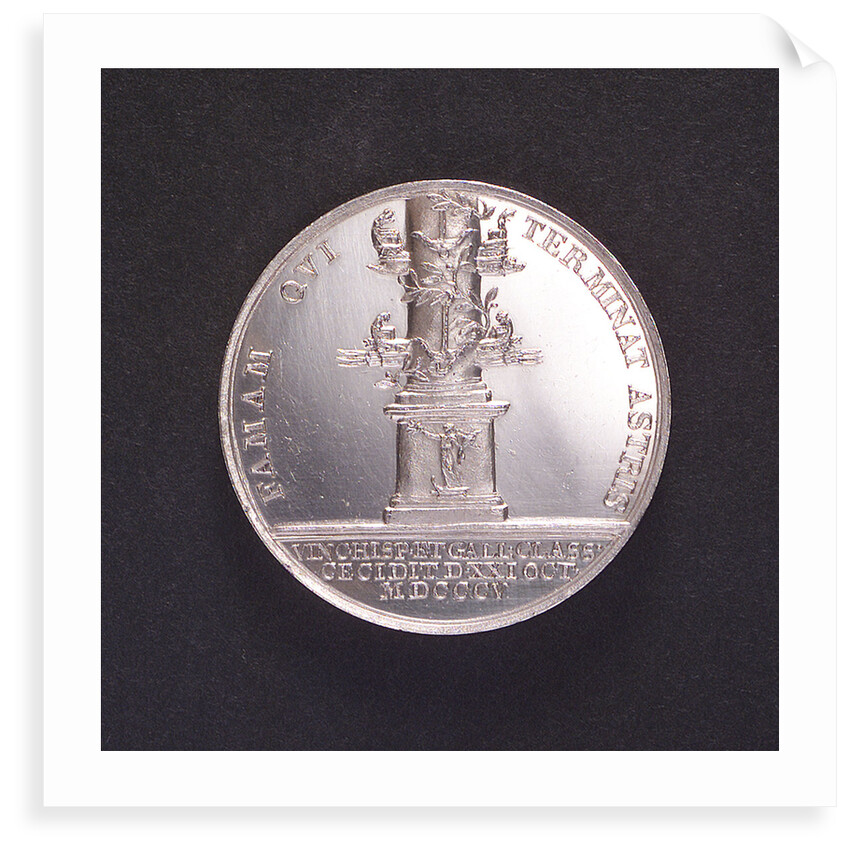 Medal commemorating Admiral Lord Nelson; reverse by Abramson