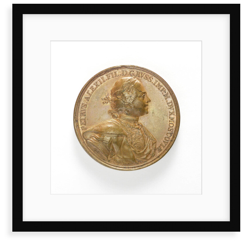 Medal commemorating the capture of Schlusselburg, 1702; obverse by T. Iwanov