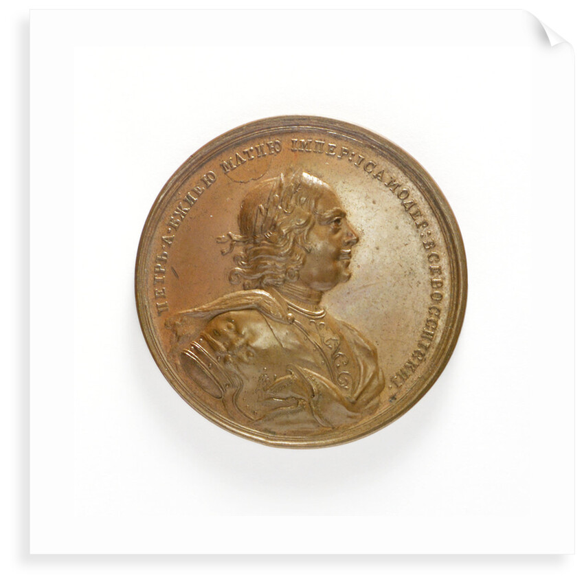 Medal commemorating the capture of two Swedish ships, 1703; obverse by unknown