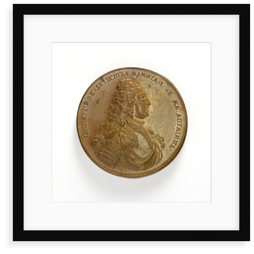 Medal commemorating Admiral Apraxin; obverse by Gouin