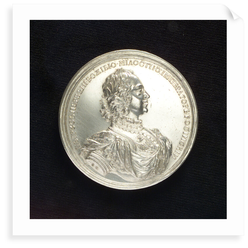 Medal commemorating the Expedition against Finland, 1713-14; obverse by T. Iwanov