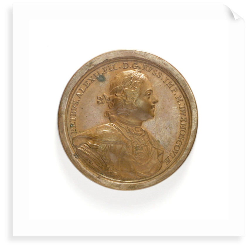 Medal commemorating the capture of Abo, 1713; obverse by T. Iwanov