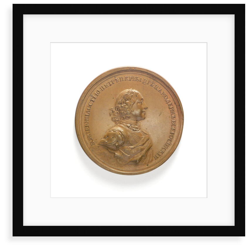 Medal commemorating the victory off the Aland Islands, 1714; obverse by unknown