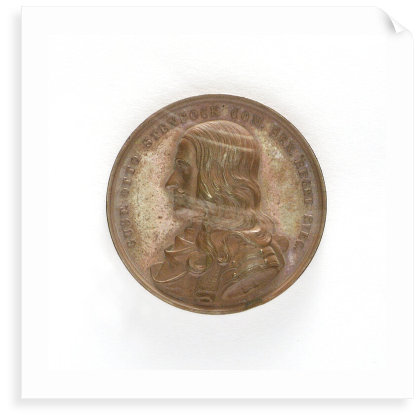 Medal commemorating Admiral Count Stenbock; obverse by Lea Ahlborn
