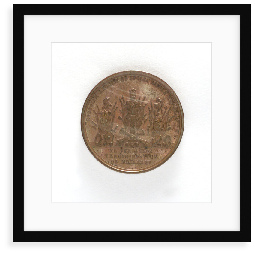 Medal commemorating Admiral Count Stenbock; reverse by Lea Ahlborn