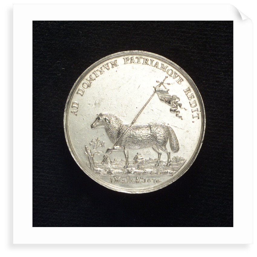 Medal commemorating the capture of Wisby and Gothland, 1676; reverse by G. Sesemann