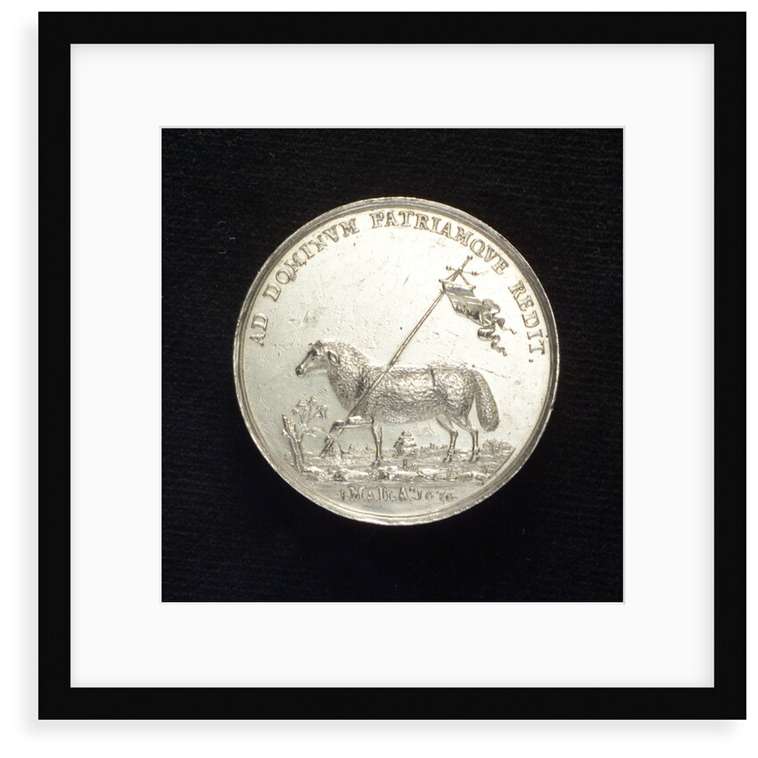 Medal commemorating the capture of Wisby and Gothland, 1676; reverse by G. Sesemann