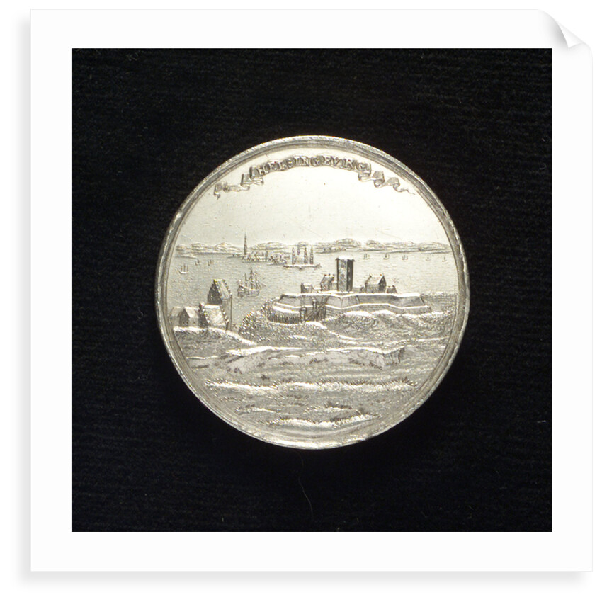 Medal commemorating the capture of Helsingborg, 1676; obverse by C. Schneider