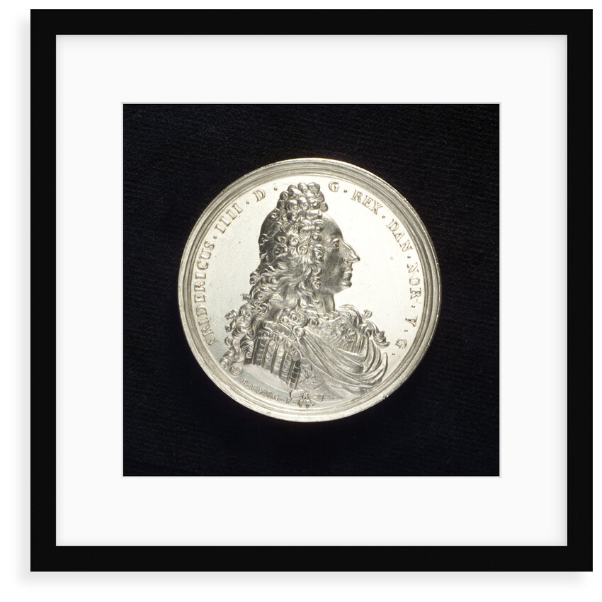Medal commemorating the Battle of Amager, 1710; obverse by P. Berg