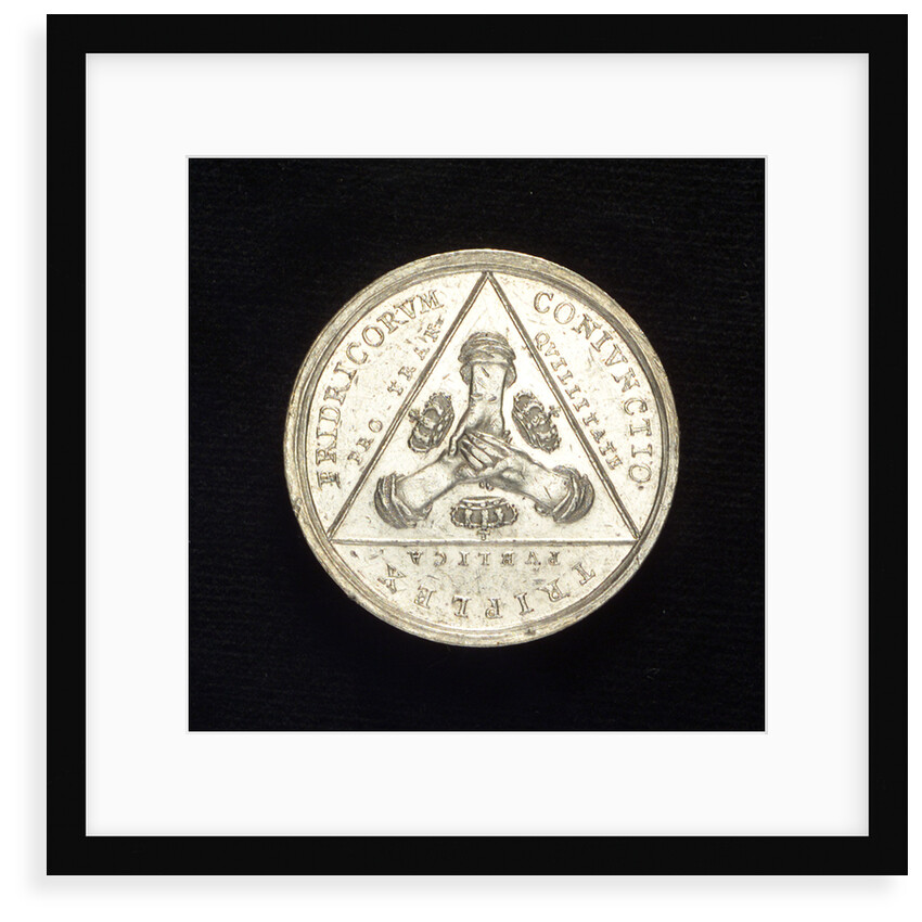 Medal commemorating the success of the Allies against Sweden, 1715; obverse by unknown