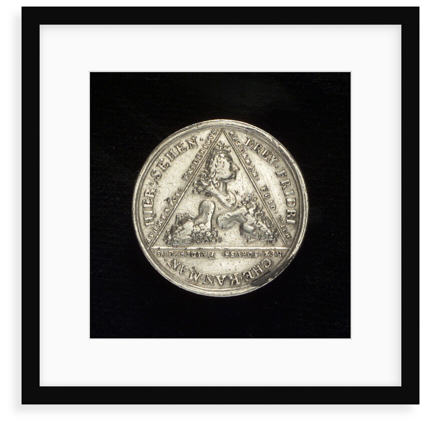 Medal commemorating the capture of Stralsund, 1715; obverse by unknown