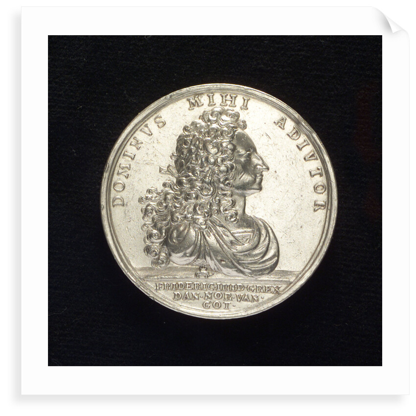 Medal commemorating the capture of Marstrand, 1719; obverse by C. Wineke