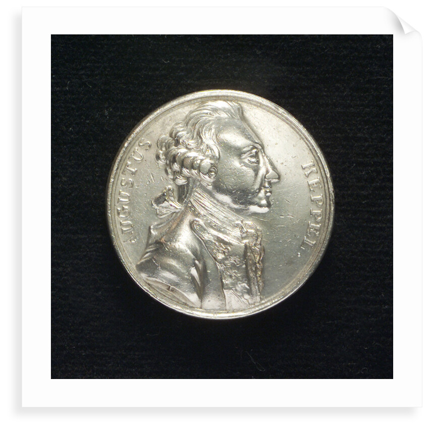 Medal commemorating Admiral Keppel acquitted, 1779; obverse by T. Lyng