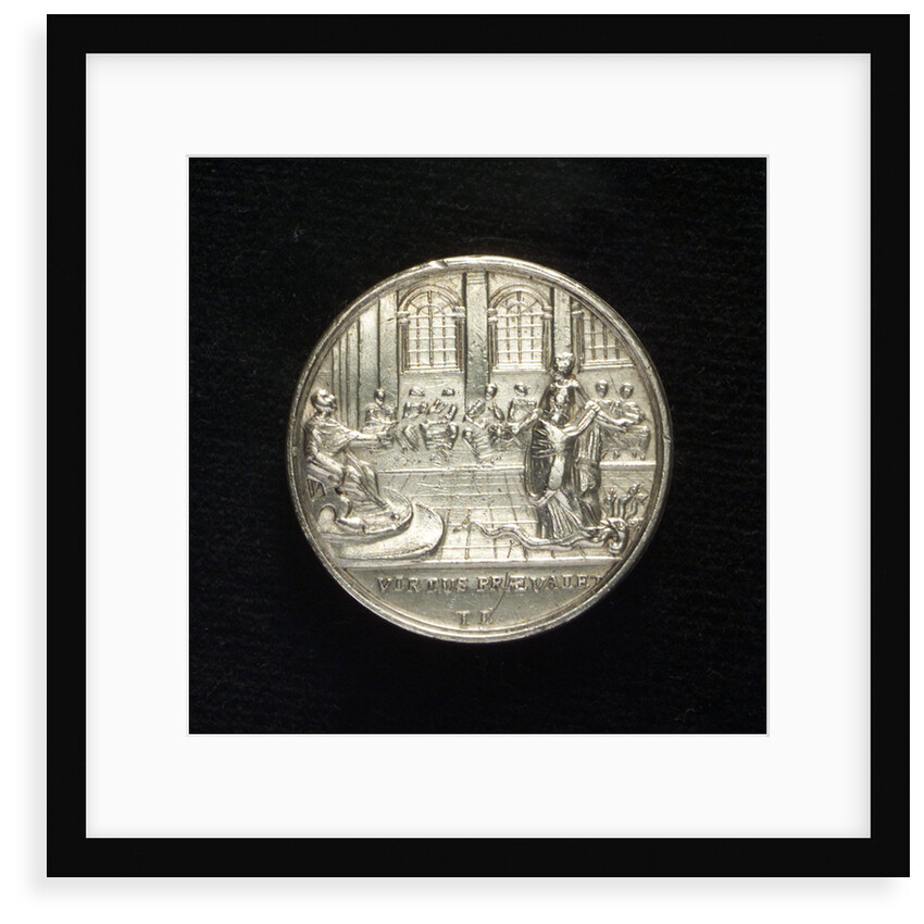 Medal commemorating Admiral Keppel acquitted, 1779; reverse by T. Lyng