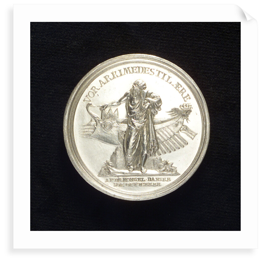 Medal commemorating Captain Henrik Gerner; reverse by J.J. Holm