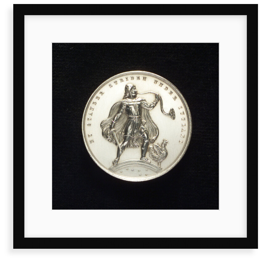 Medal commemorating volunteers from Scandinavia, 1849; obverse by P. Petersen