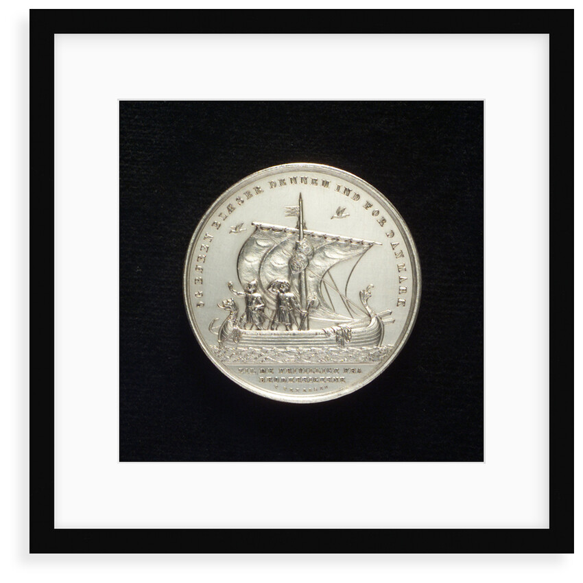Medal commemorating volunteers from Scandinavia, 1849; reverse by P. Petersen
