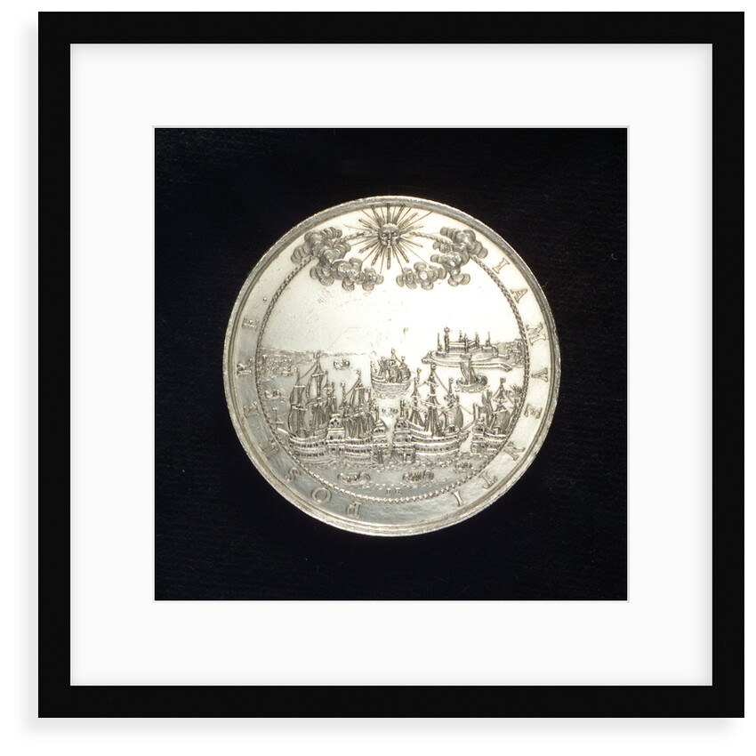 Medal commemorating the Peace of Oliva, 1660; reverse by J. Bensheimer