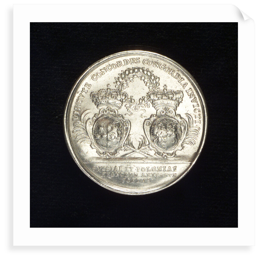 Medal commemorating the peace between Charles XII and Stanislas; obverse by unknown
