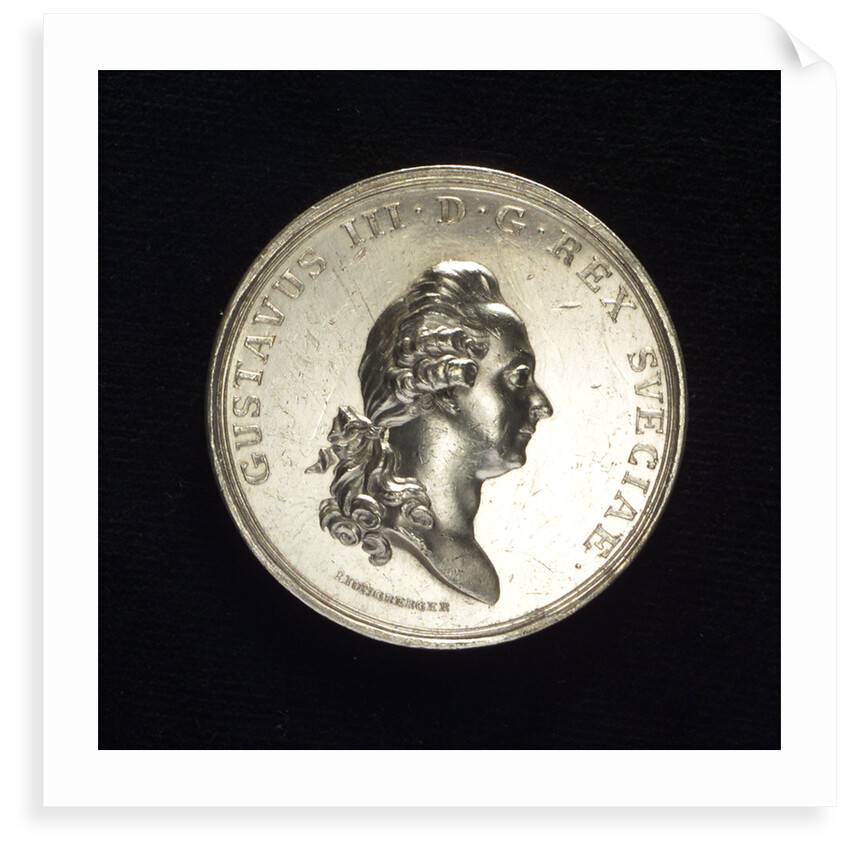 Medal commemorating the Royal care of Commerce of Stockholm; obverse by Gustav Ljungberger