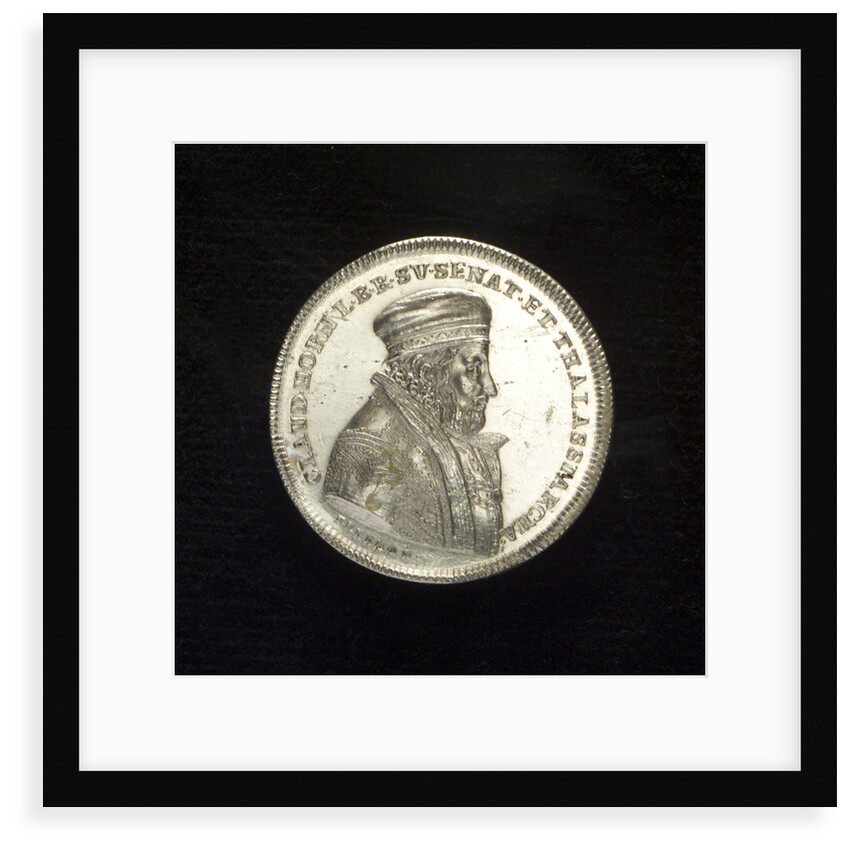 Medal commemorating Admiral Clas Christersson Horn (1520-1566); obverse by C.G. Fehrman