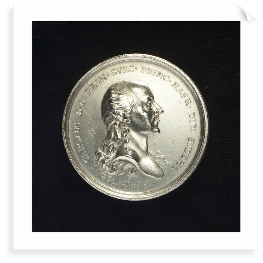 Medal commemorating Admiral Charles, Duke of Södermanland (1748-1818) and the battle of Hogland, 1788 by C. Enhorning