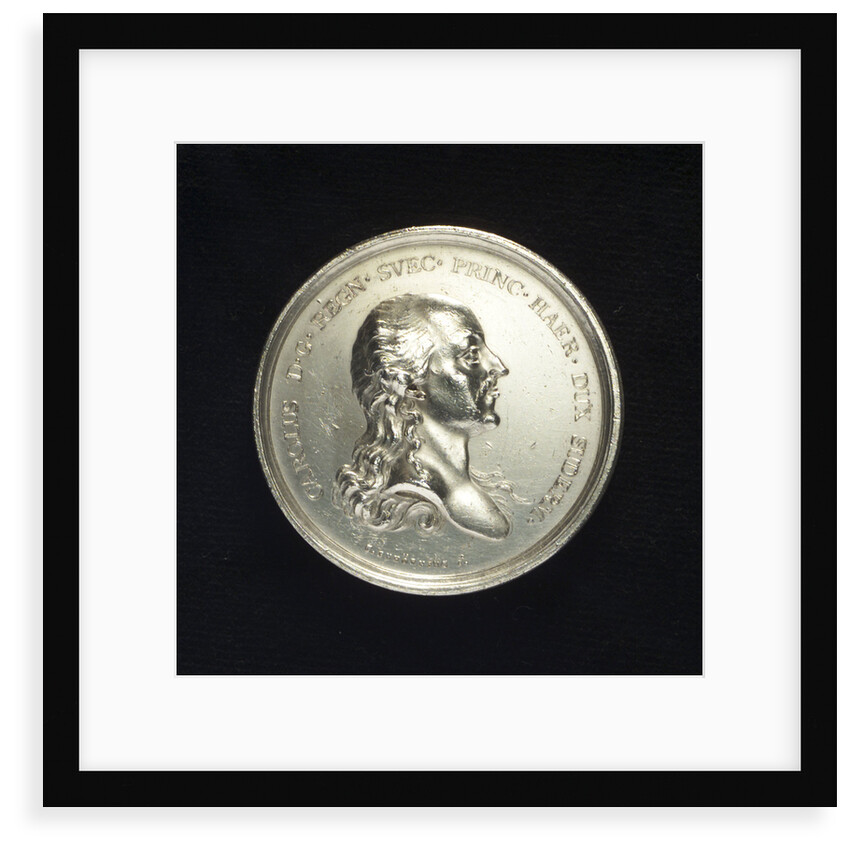 Medal commemorating Admiral Charles, Duke of Södermanland (1748-1818) and the battle of Hogland, 1788 by C. Enhorning
