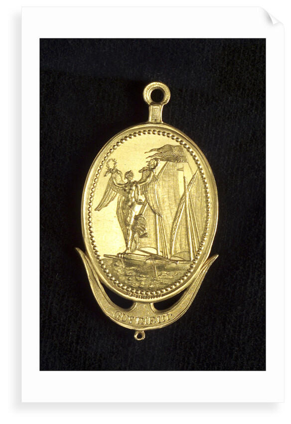 Naval reward medal commemorating the Battles of Svensksund and Friederickshamm, 1790; obverse by C.G. Fehrman