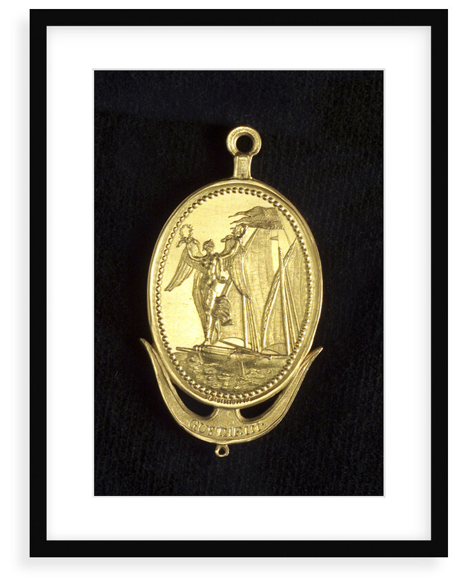 Naval reward medal commemorating the Battles of Svensksund and Friederickshamm, 1790; obverse by C.G. Fehrman