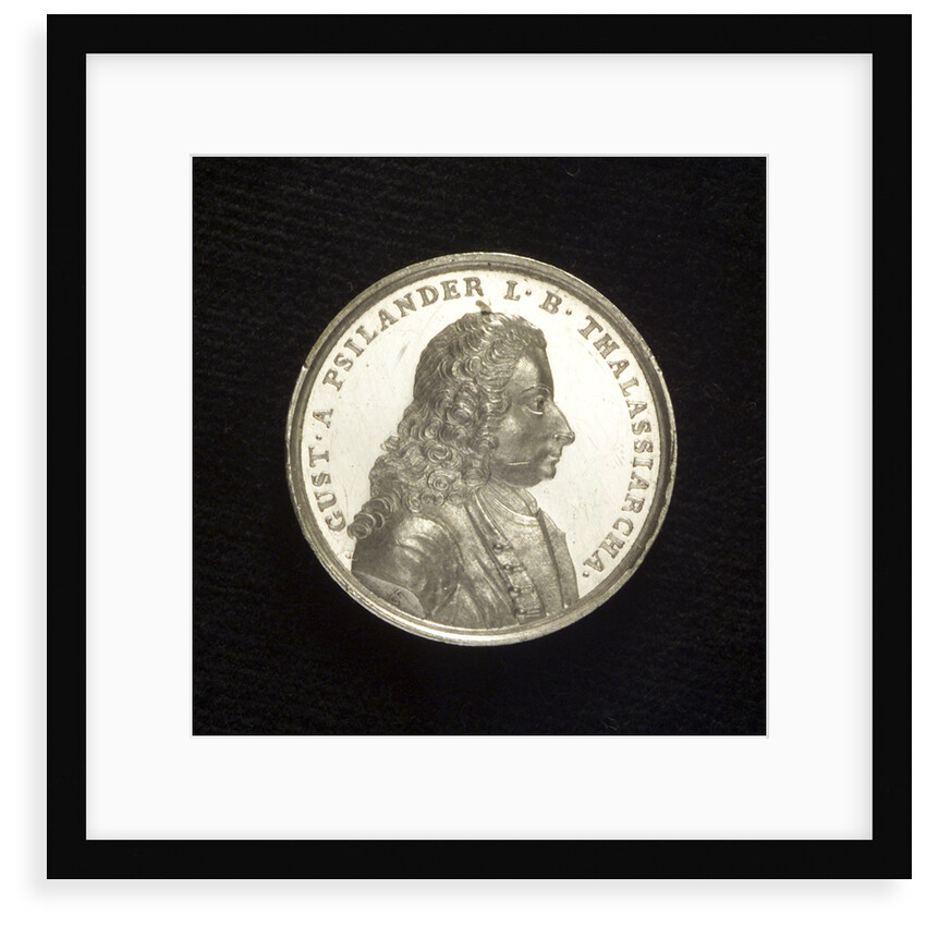 Medal commemorating Admiral Gustavus af Psilander (1669-1738); obverse by G.A. Enegren
