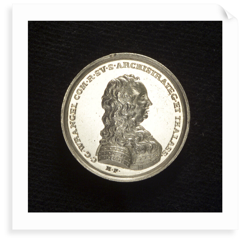 Medal commemorating Admiral Count Wragel; obverse by M. Frumerie