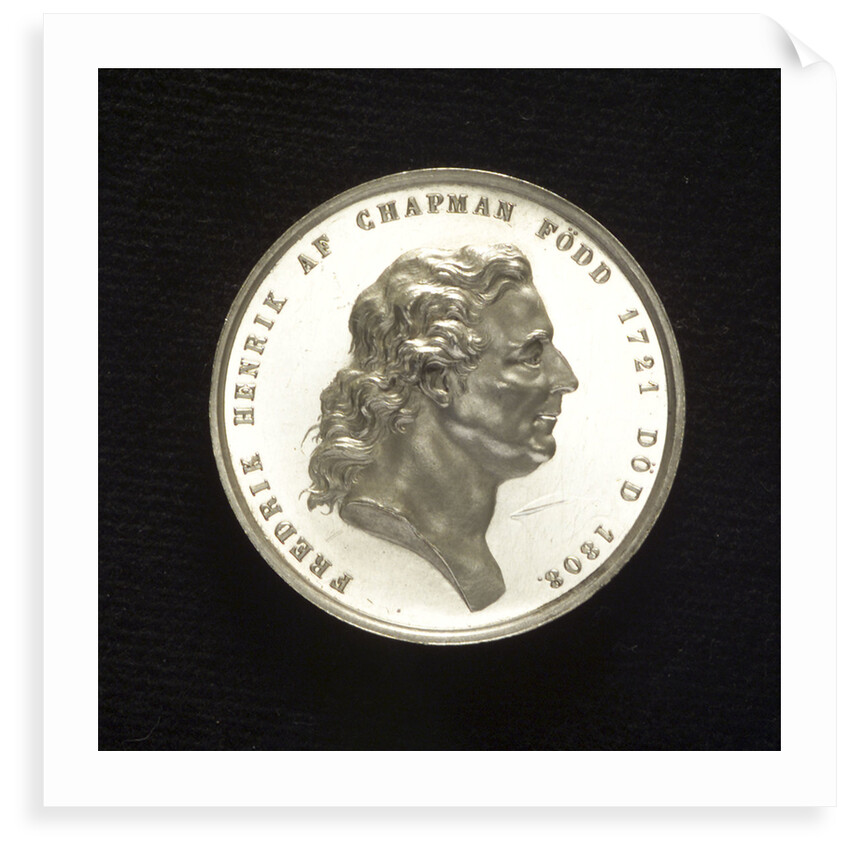 Medal commemorating the centenary of the Swedish Royal Naval Institution; obverse by Lea Ahlborn
