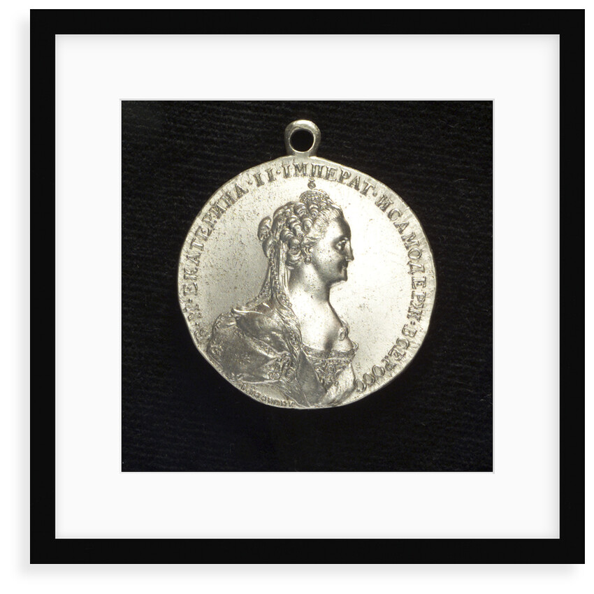 Naval reward medal commemorating the action off Chesmé, 1770 by T. Iwanov