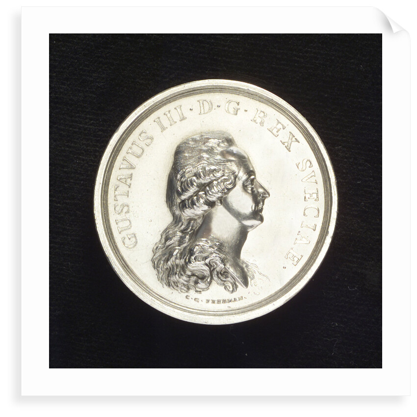 Medal commemorating the Battle of Svensksund, 1790; obverse by C.G. Fehrman