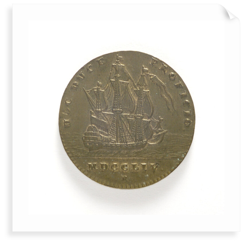 Counter commemorating Charles Alexander Duke of Lothaire and Barri, Governor of Belgium; reverse by R.