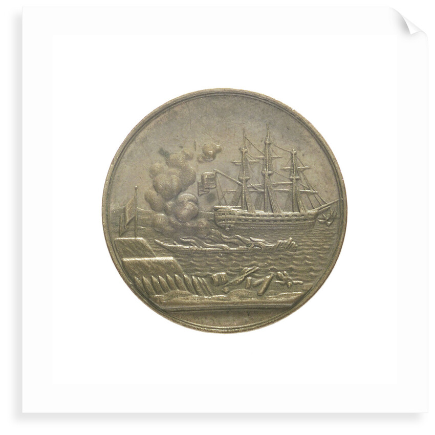 Counter commemorating the action off Eckernförde, 1849 by unknown