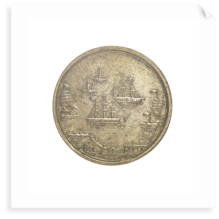 Naval reward counter commemorating the action off Eckernförde, 1849 by Unknown