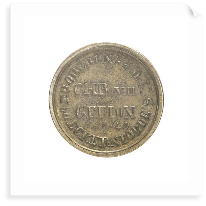 Naval reward counter commemorating the action off Eckernförde, 1849 by Unknown