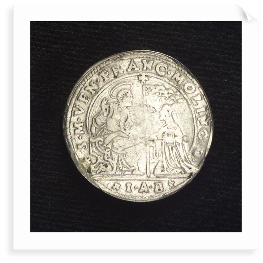Counter commemorating the blockade of the Dardanelles, 1646; obverse by I.A. Batagia