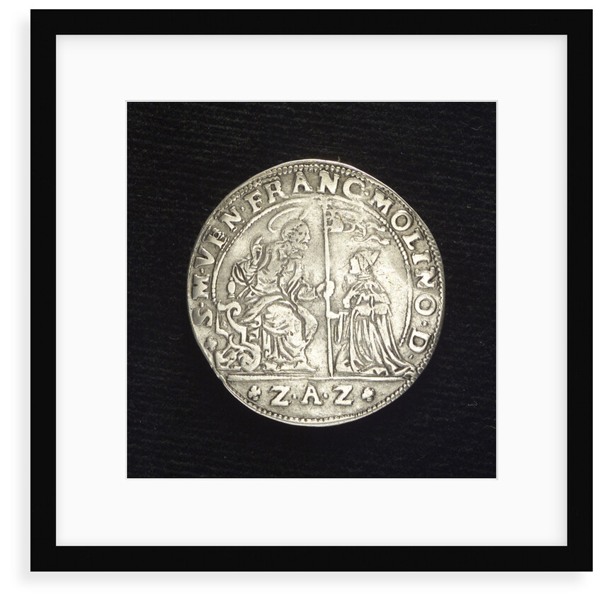 Counter commemorating the naval activity in the Levant, 1647; obverse by Zan Antonio Zorzi