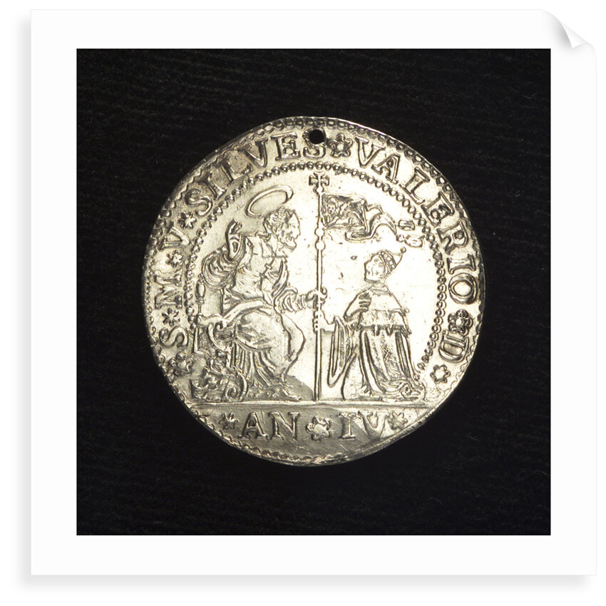 Counter commemorating the Battle of Andros, 1697; obverse by Andrea Baffo