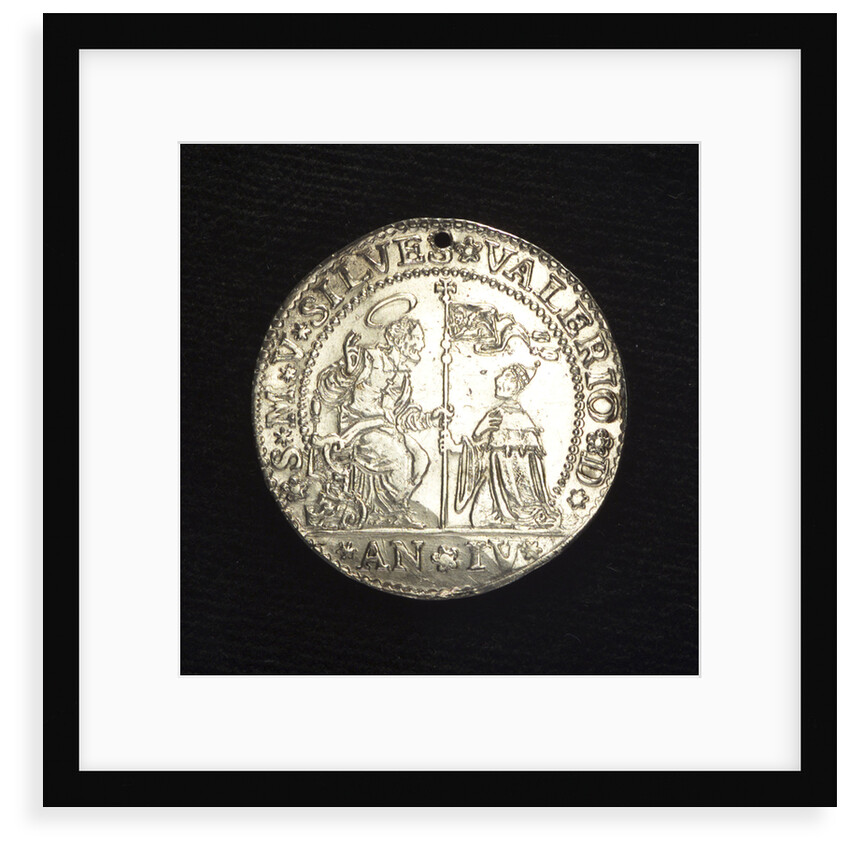 Counter commemorating the Battle of Andros, 1697; obverse by Andrea Baffo