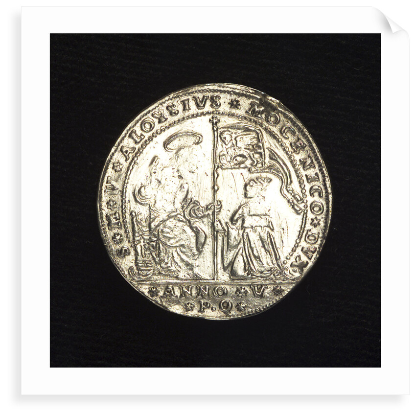 Counter commemorating the Venetian fleet; obverse by P. Querini