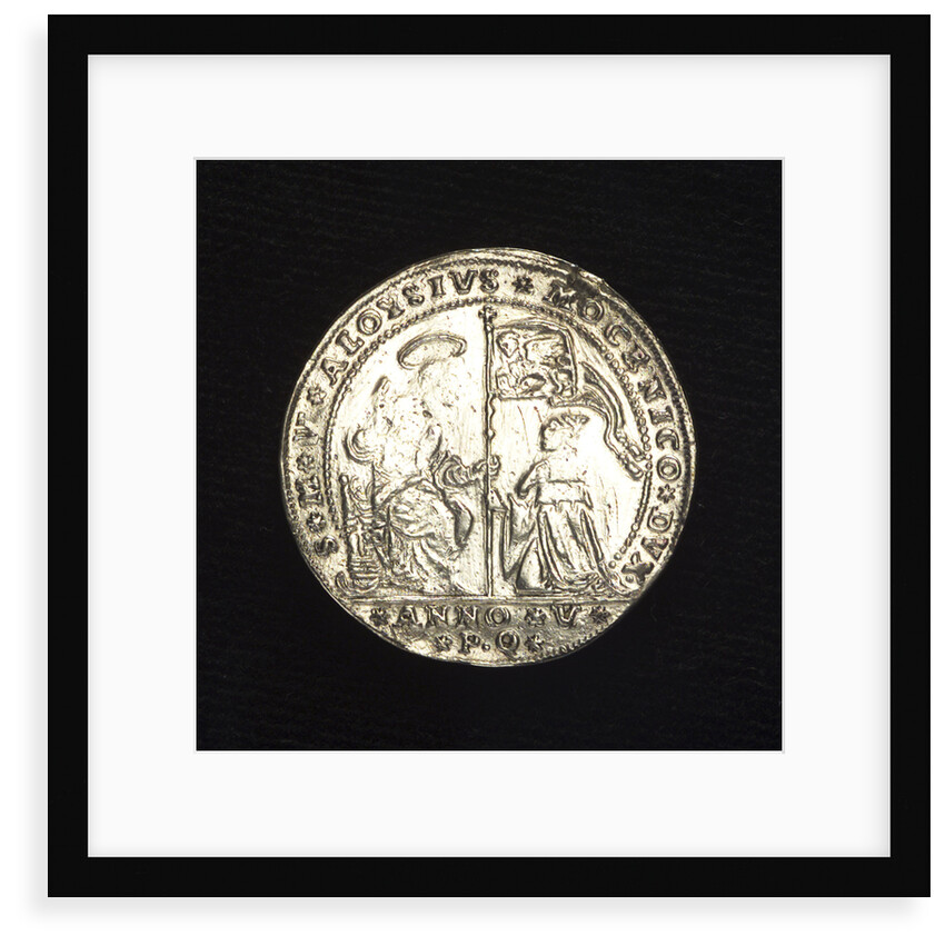 Counter commemorating the Venetian fleet; obverse by P. Querini